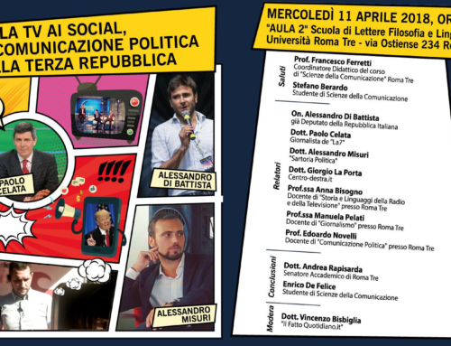 “DALLA TV AI SOCIAL: LA COMUNICAZIONE NELLA III REPUBBLICA” – APPUNTAMENTO DOMANI A ROMA 3
