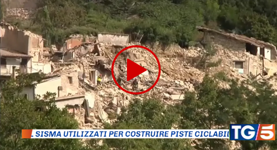 Regione marche spende fondi terremoto per pista ciclabile