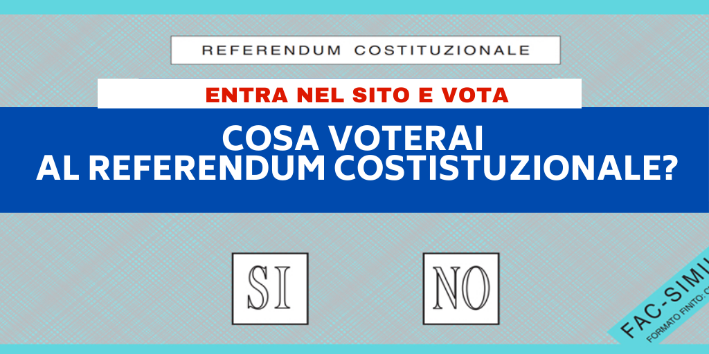 sondaggi referendum costituzionale taglio dei parlamentari