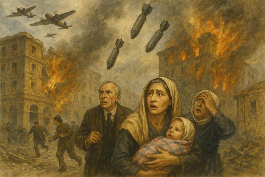 19 luglio 1943, bombardamento del quartiere san lorenzo a roma