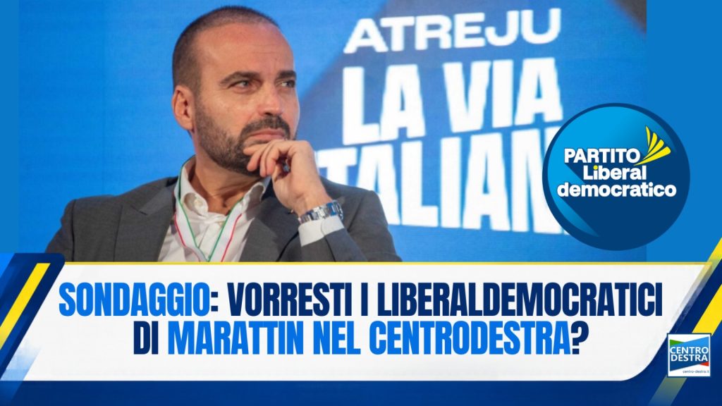 Vorresti il partito liberal democratico di marattin nel centrodestra? Vota il sondaggio