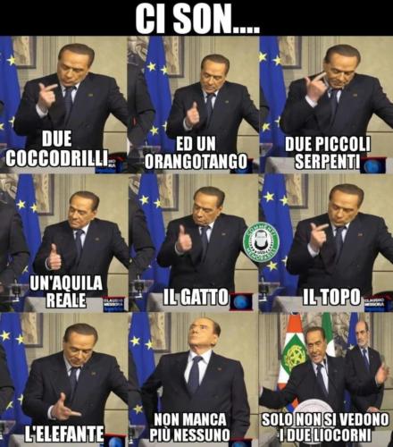 Berlusconi show al quirinale. L'ironia della rete